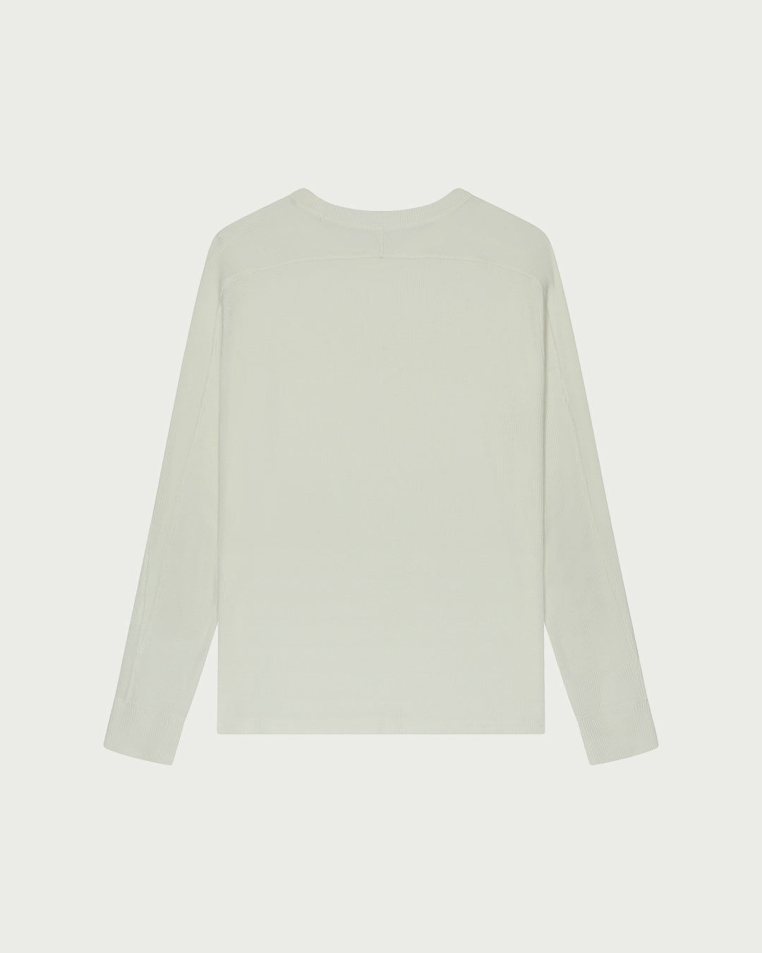 Waffle-Knit Longsleeve - Ecru