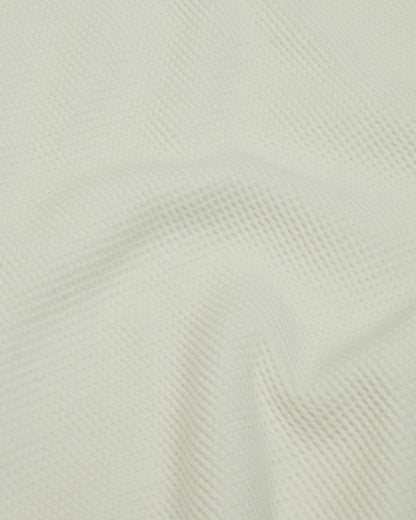 Waffle-Knit Longsleeve - Ecru