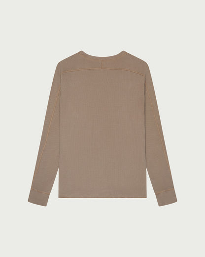 Waffle-Knit Longsleeve - Earth