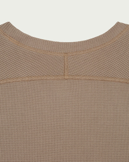 Waffle-Knit Longsleeve - Earth