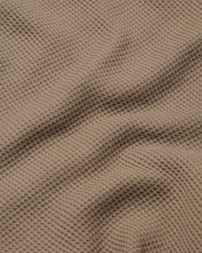 Waffle-Knit Longsleeve - Earth